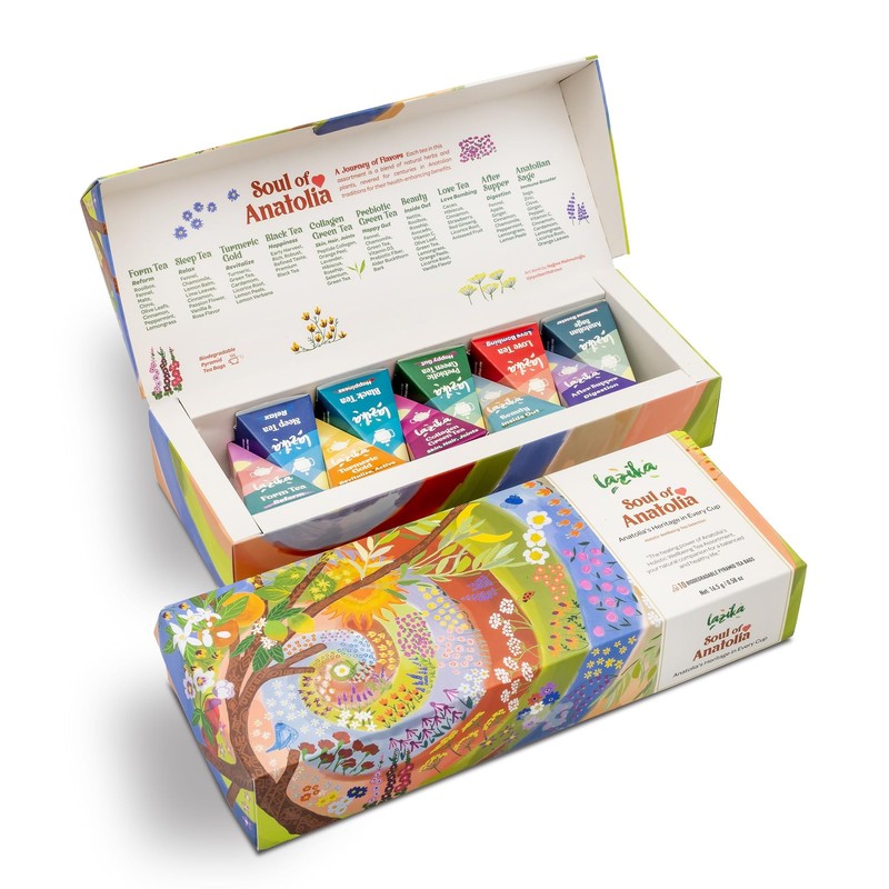 Tea Sampler with Premium Presentation Box, 10 Counts, Mothers Day Gifts, 2 of...