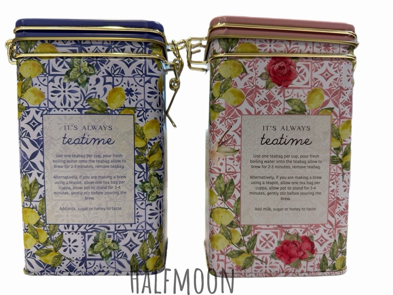 Charbrew Lemon Mint Tea & Lemon Vanilla Rosebud Tea 60 Bags Each gallery