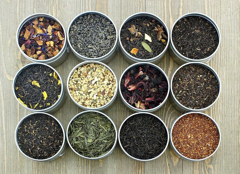 Ultimate Loose Leaf Tea Sampler Featuring 12 Black/ Green/ Herbal Teas gallery