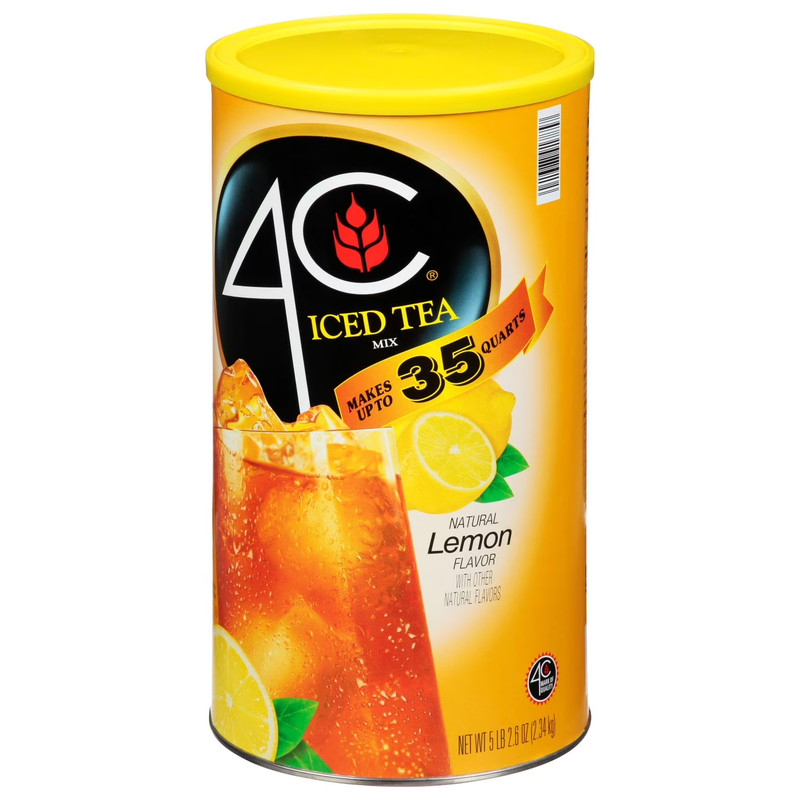 4C Lemon iced tea mix, 5 Lb bag gallery