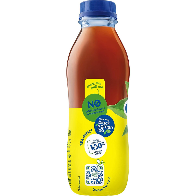 Snapple Lemon Tea, Recycled Plastic Bottle, 16 Fl Oz Pack of 12 gallery