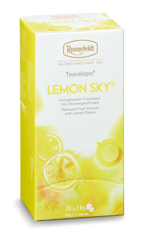 Ronnefeldt Teavelope® Lemon Sky 25 Caffeine free fruit tea bags