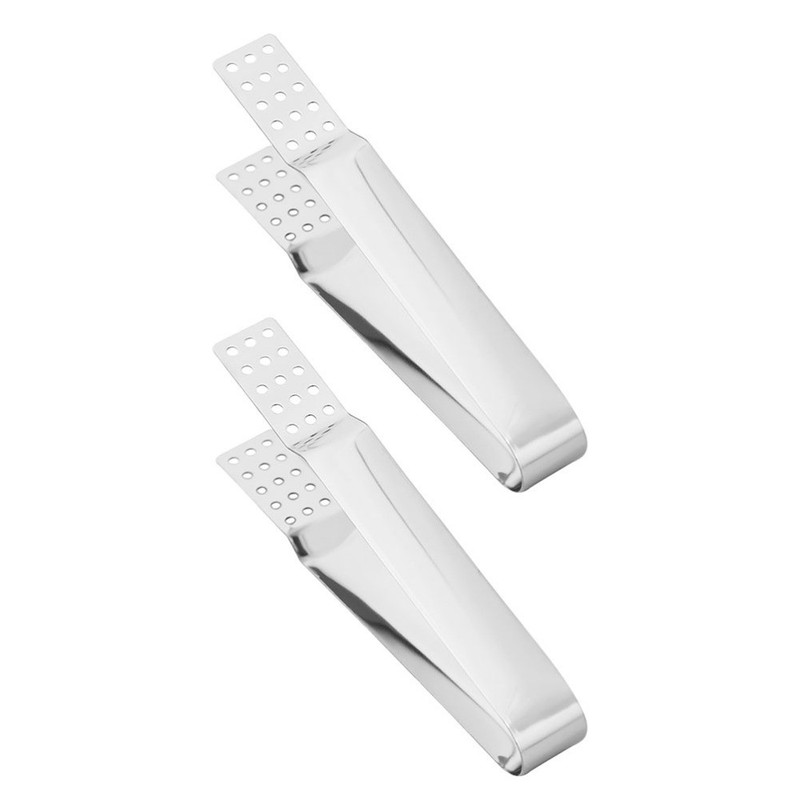 2 PCS Multi-function Tea Bag Tool Tongs Stainless Steel Squeezer gallery