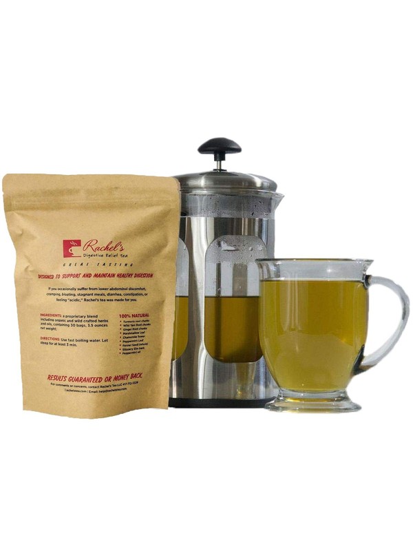 Digestive Relief Tea - Turmeric, Ginger, Chamomile, 30 Bags, 60 Cups - Soothing gallery
