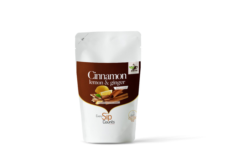 Cinnamon, Lemon & Ginger Herbal Infusion – Caffeine-Free Warming Blend