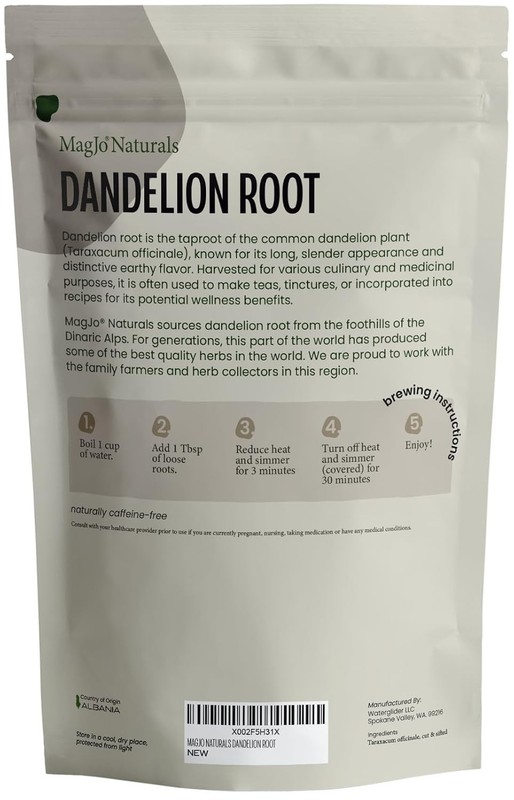 Authentic Eastern European Dandelion Root Tea - 16 oz of Natural Wellness gallery
