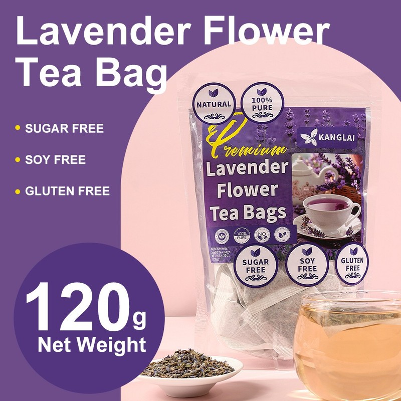 Lavender Flower Tea Improve Sleep Promotes Digestive Health Improve Mood 60 Bag