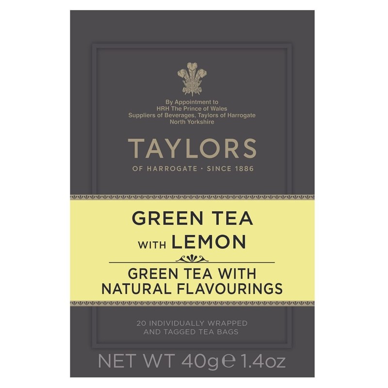 Individually Wrapped Green Tea with Lemon - 20 Count for Energizing Refreshment gallery