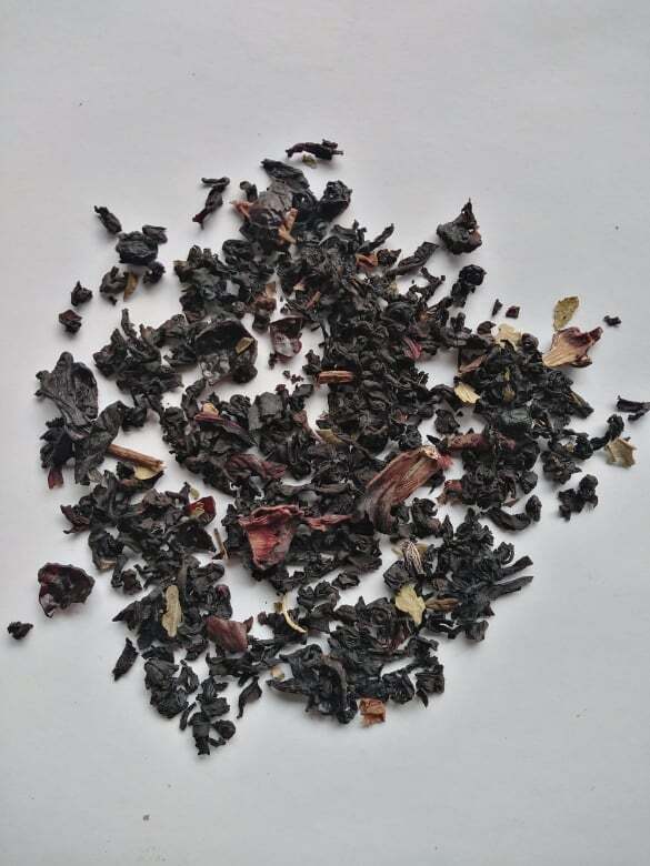 Pure Ceylon High Quality Black Tea With Blueberry Pineapple Enveloped Tea Bags