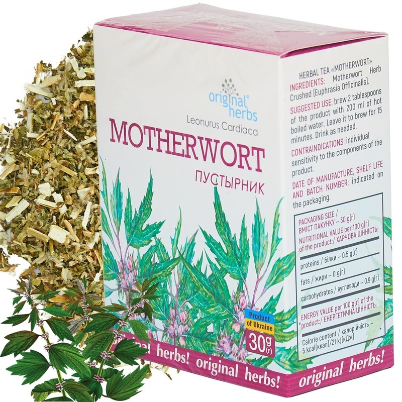 Motherwort Tea (Пустырник) – 30g (1.06 oz) | Loose Leaf, Original Herbs
