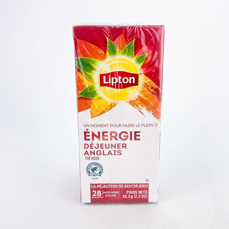 Lipton A Moment To Energize English Breakfast Black Tea Bags 28ct Lot of 3 11/25 gallery