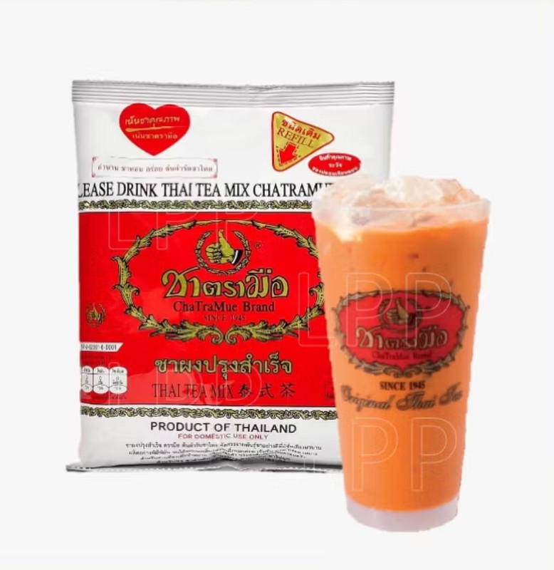 CHATRAMUE Red Thai Tea Powder Thai Tea Milk Tea Iced Hot Original 200g