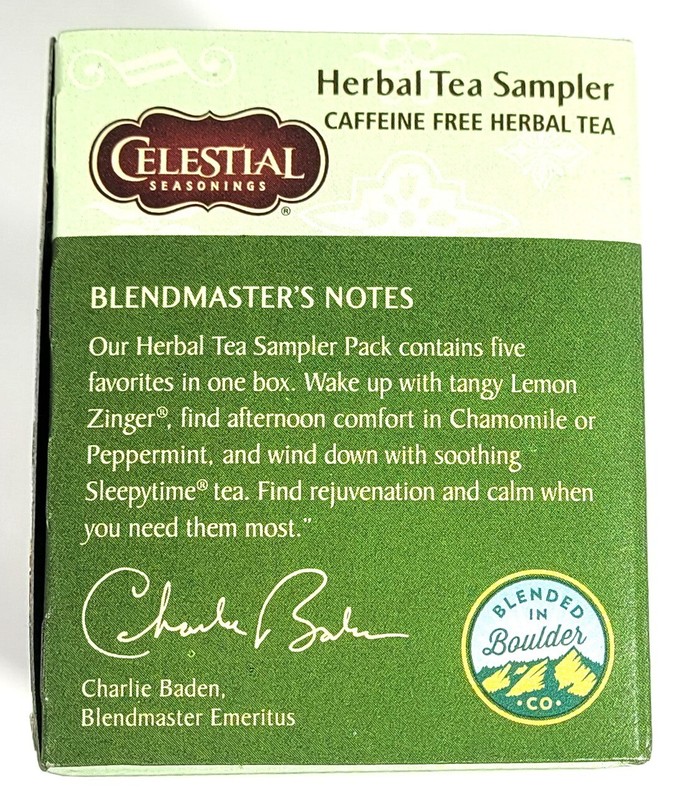 2 Boxes Celestial Herbal Tea Sampler Tea 18 Tea Bags 1.10 oz ea Exp 05/2026 gallery
