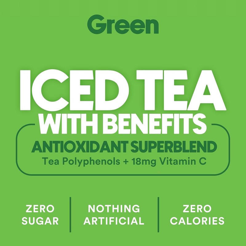 Refreshing Ryl Zero Sugar Green Tea, Antioxidant Superdrink, 16 Fl Oz 12-Pack gallery