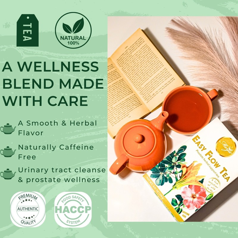 Easy Flow Tea - Prostate Support Tea - Loose Tea - 100% Natural Tea gallery