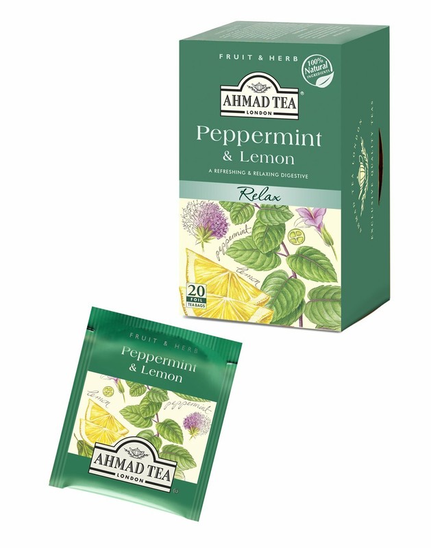 Ahmad Tea - Peppermint & Lemon Tea 20 Bags - 30g gallery