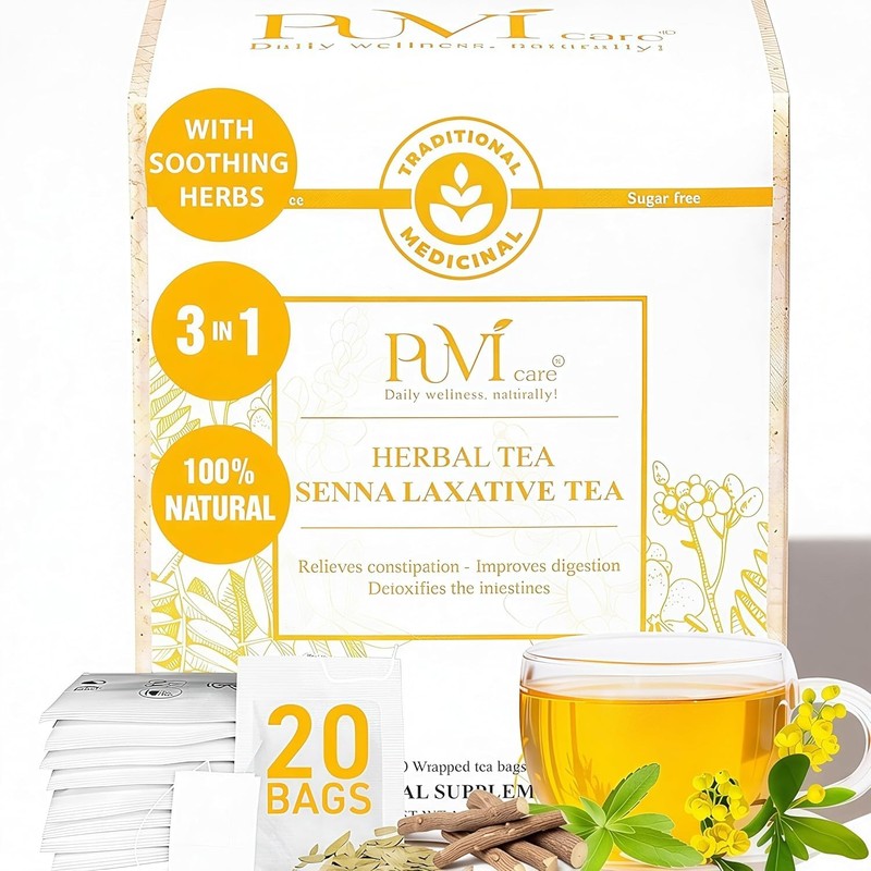 New Senna Laxative Tea, Smooth Move Tea for Constipation Relief