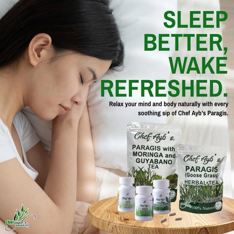 Chef Ayb's Paragis Moringa Guyabano Herbal Tea, Bagged, 100% Natural