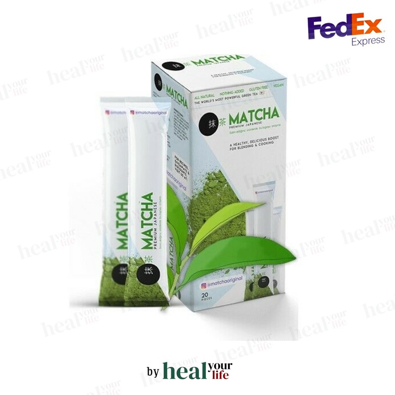 *EXPRESS SHIPPING* Matcha Premium Japanese Tea Natural Green Tea Powder (20 pcs)