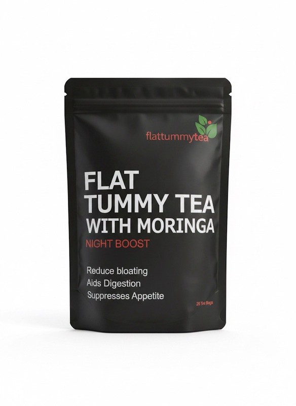 Flat Tummy Tea With Moringa Night Boost 28 Tea Bags Slim Tea For Dieting! USA gallery