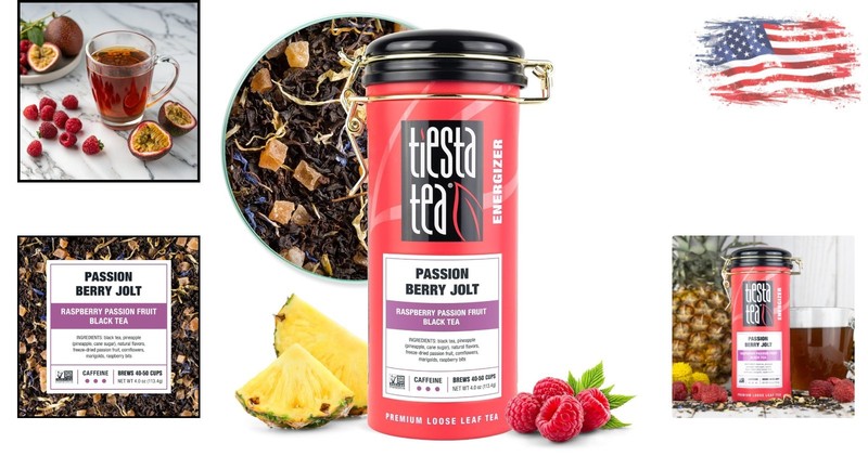 Black Tea Blend - Raspberry & Passion Fruit for 50 Invigorating Cups gallery
