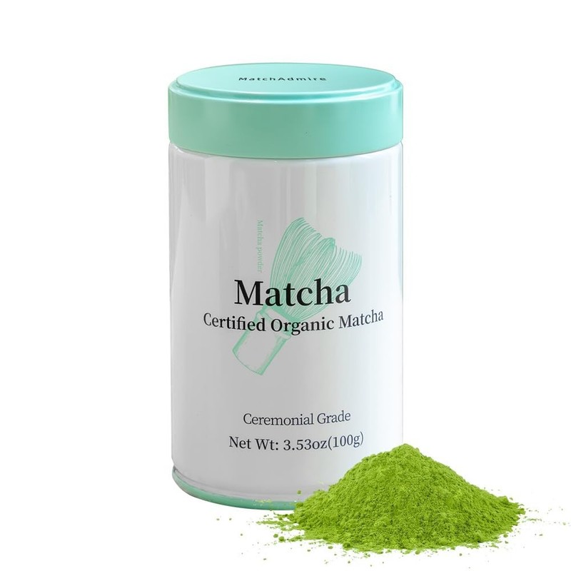 MatchAdmire Ceremonial Grade Matcha Powder, Organic Green Tea Powder, Rich Fl…