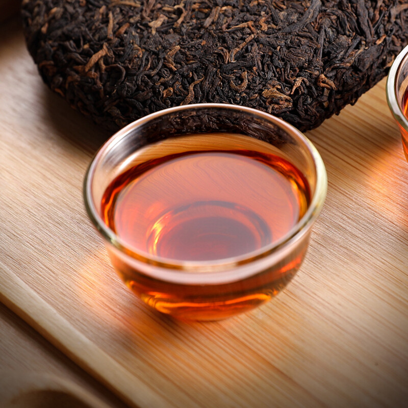2025 7572 Menghai Dayi Factory TAETEA Pu-erh Puer Pu Er Ripe Cooked Tea 150g Box gallery
