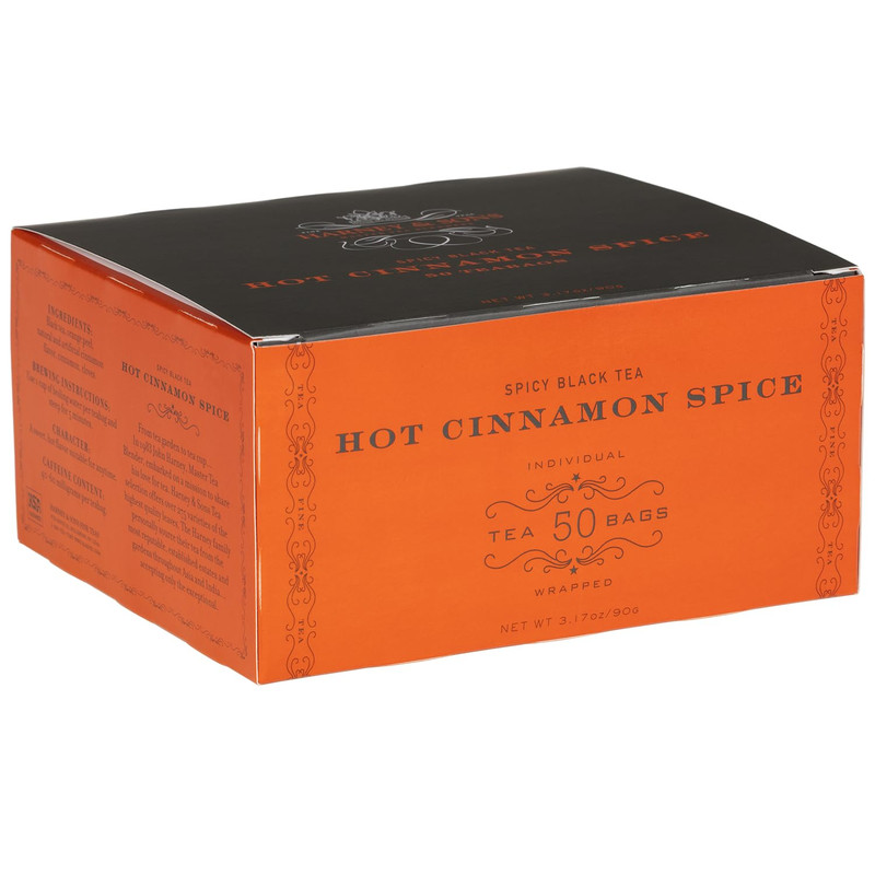 Hot Cinnamon Spice Tea, 50 Tea Bags