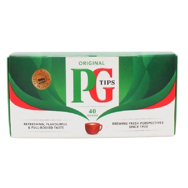 PG Tips Black Tea. 40 Tea Bags, see description
