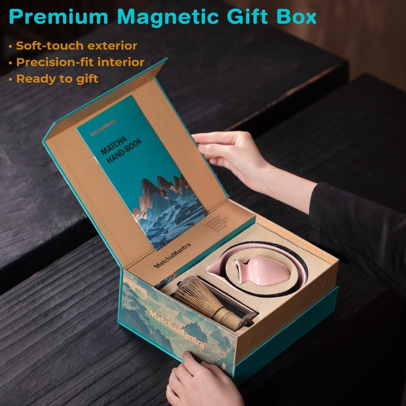 Premium Matcha Ceremony Set – Complete 9-Pcs Ritual Kit – Presented in Luxury... gallery