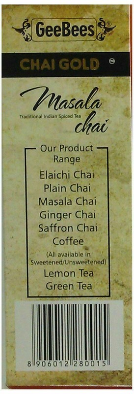 Geebees Chai Gold Instant Premix Masala Tea Sweetened - 140 Grams gallery