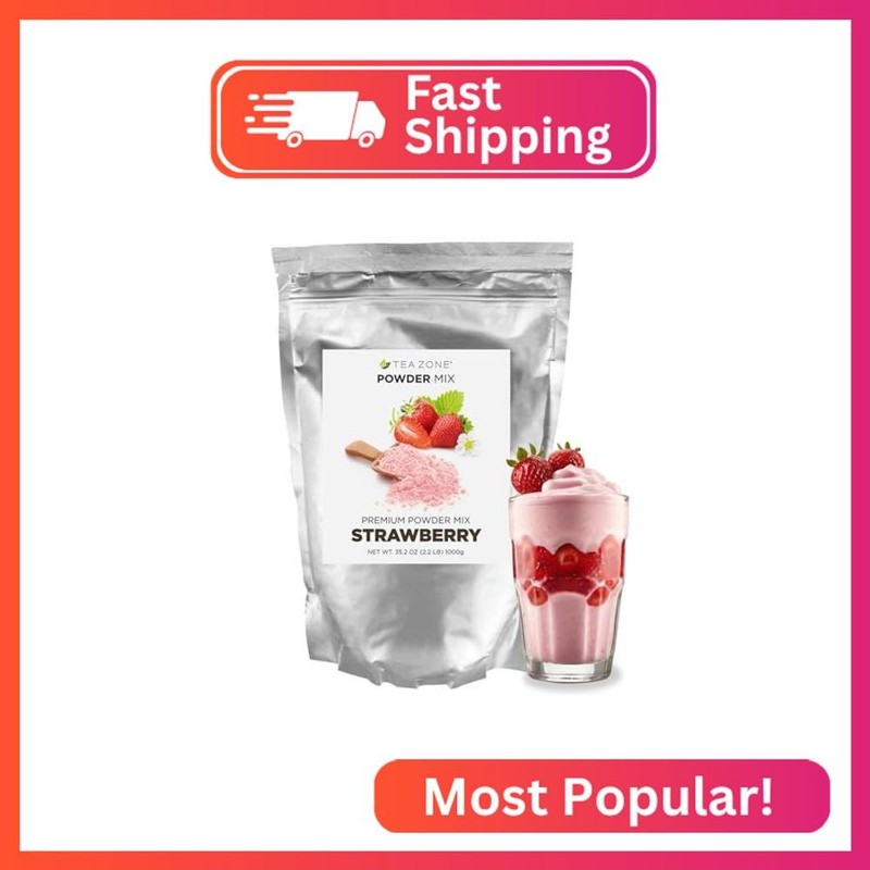 Tea Zone 2 lb Strawberry Powder