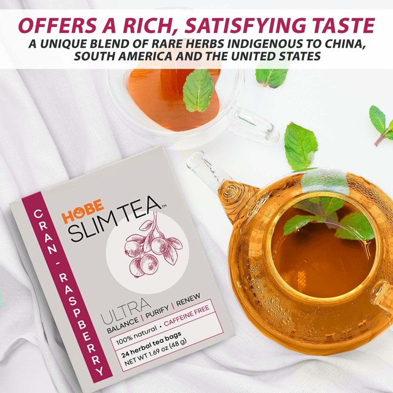 Ultra Slim Tea, Cran-Raspberry, Tea Bags, 24 Count Box gallery