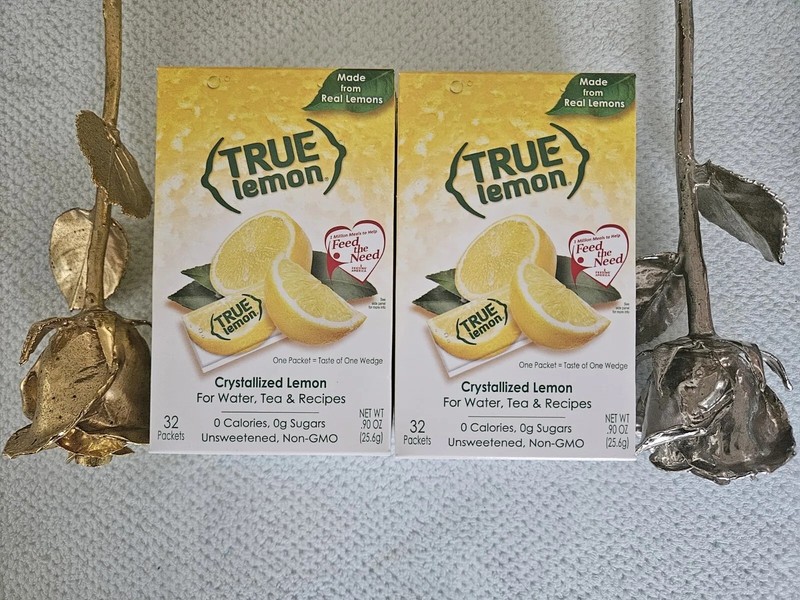 True Lemon Crystallized Lemon – 2 ea / 64 Packets – Net Wt. 0.9 oz