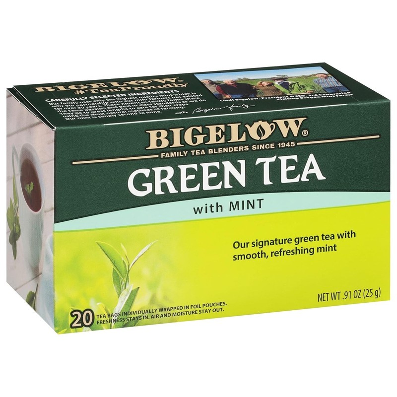 Refreshing Caffeinated Green Tea with Mint - 120 Individually Wrapped Teabags gallery