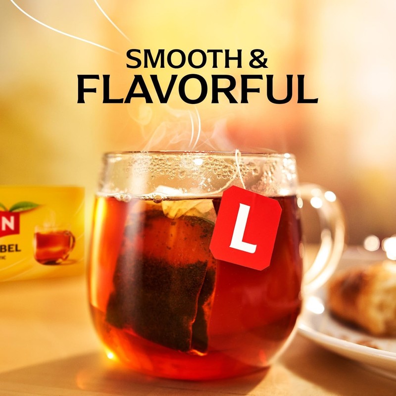 100 Dairy-Free Black Tea Bags - High Caffeine for a Boost Anytime, Hot or Iced gallery