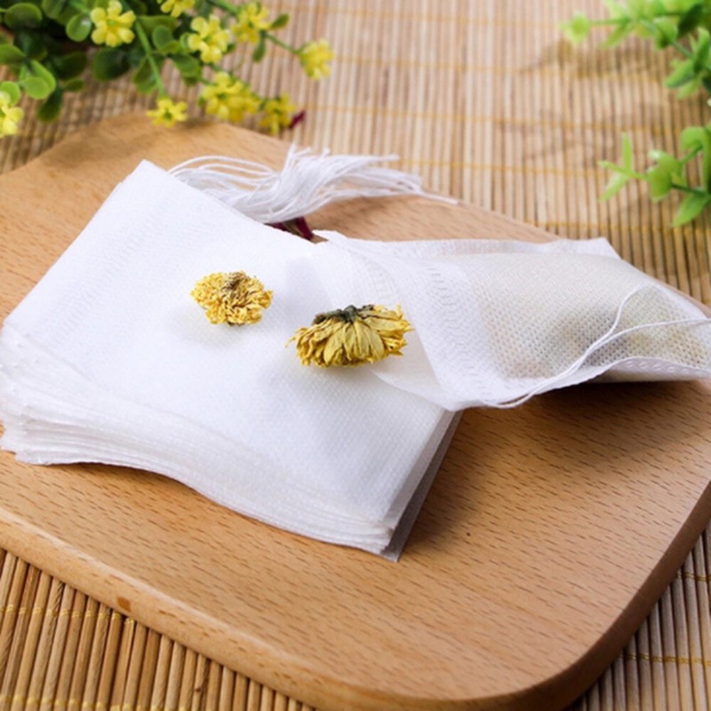 Drawstring Non-Woven Filter Bag High temperature resistance Double S fabric gallery