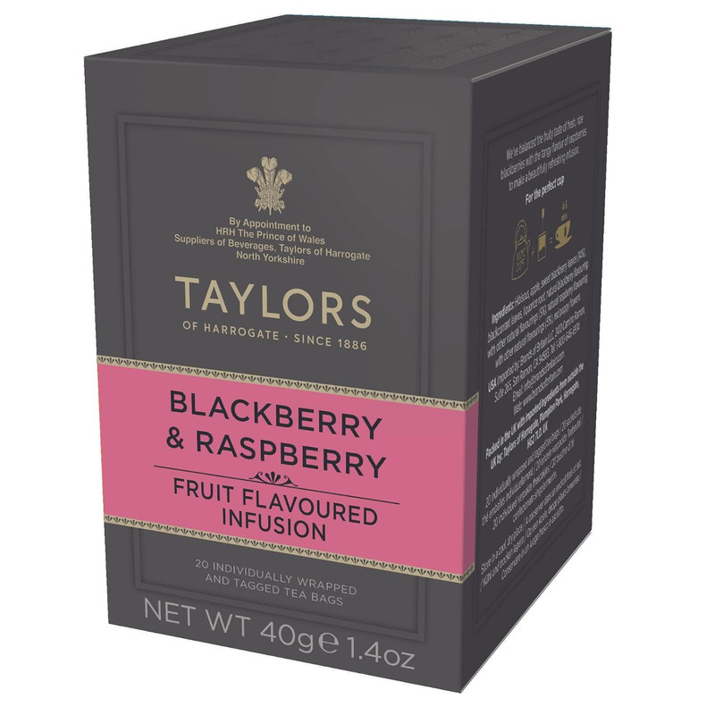 Blackberry & Raspberry Herbal Tea, 20 Teabags gallery