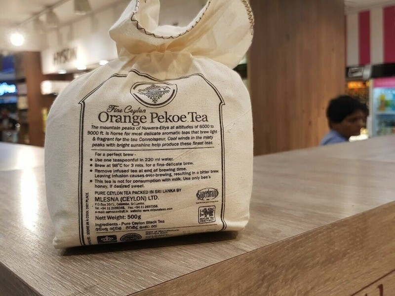 Mlesna Orange Pekoe 500g 17.6oz Pure Ceylon Black Loose Tea OP Grade Cloth Bag F gallery