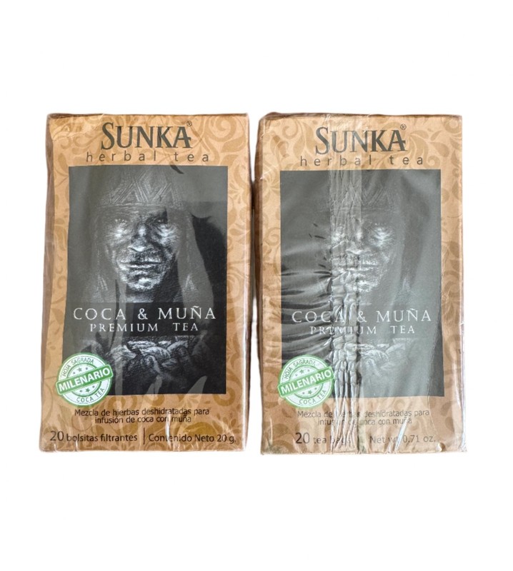 Sunka Muña Herbal Tea 40 bgs Andean Mint Leaves Digestive Organic From Peru