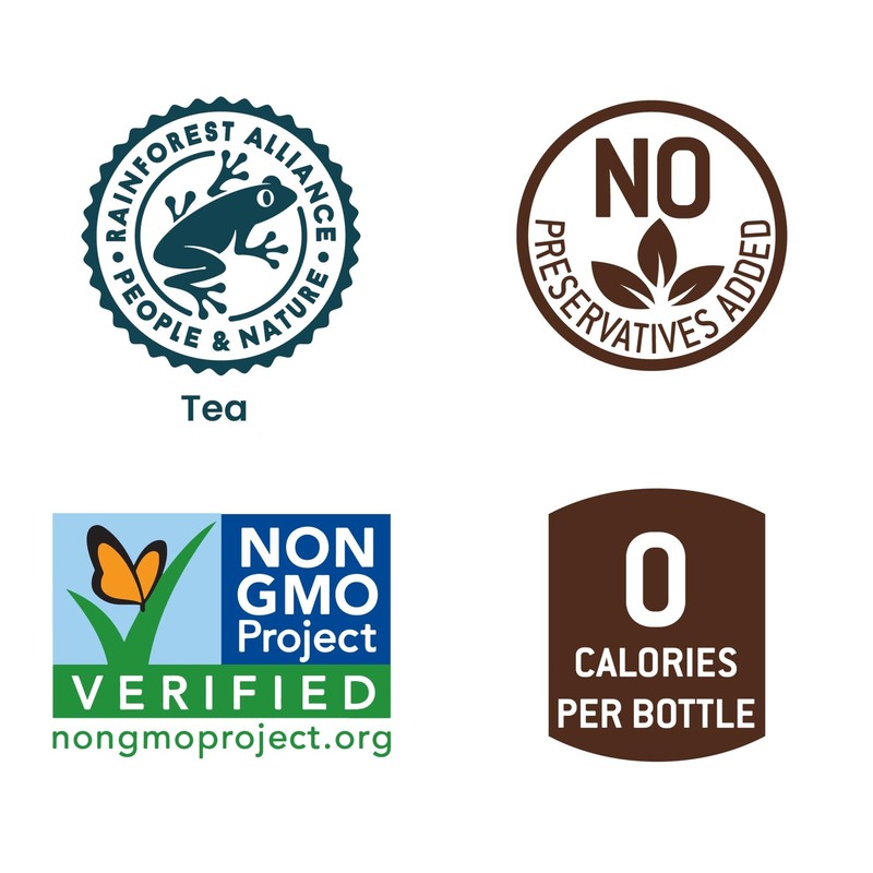Unsweetened Raspberry Black Iced Tea 16.9oz PET Bottles Award Winning Non-GMO... gallery