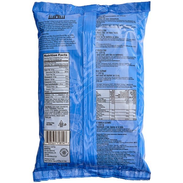 David Rio Elephant Vanilla Chai, Bulk, 4lb. Bag 01/27 gallery