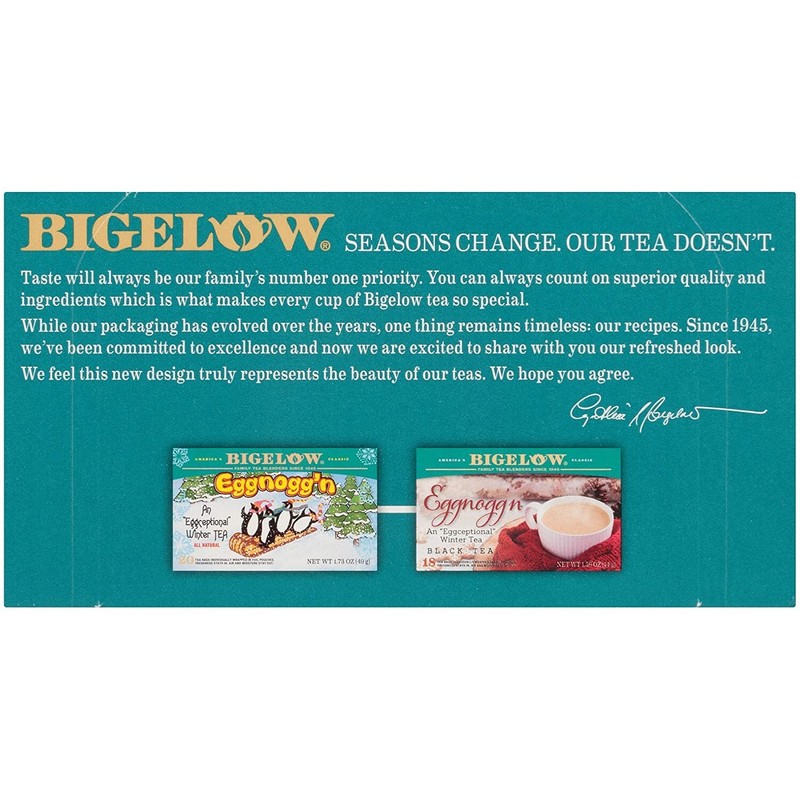 Bigelow Tea Bundle: Gingerbread, Pumpkin Spice, Salted Caramel, Eggnogg (4 Pack) gallery