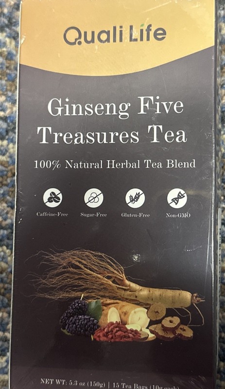 Ginseng Herbal Tea Bags – Traditional Chinese Blend with 7 Natural Ingredients.