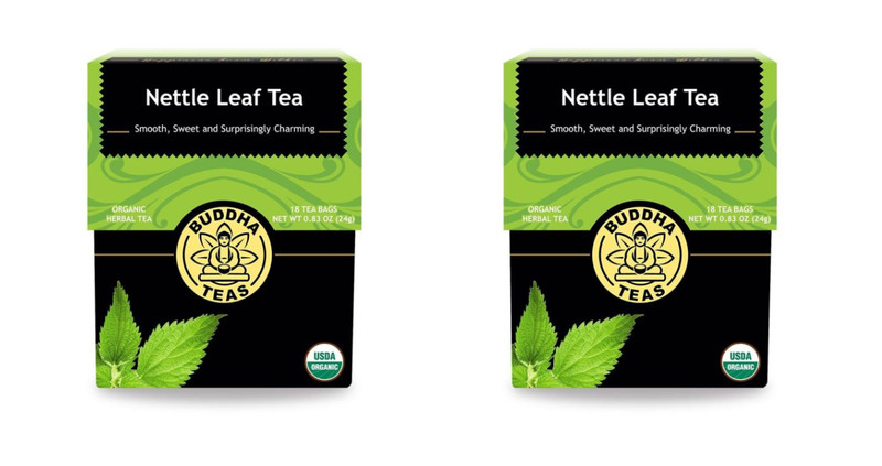 Buddha Teas Organic Nettle Leaf Tea 18 bags (2 PACK)