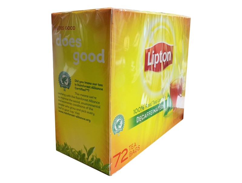 Lipton 100% Natural Decaf Black Tea (72 tea bags) - FREE SHIPPING gallery