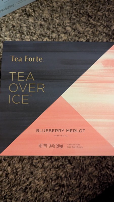 Tea Forte 'Tea Over Ice' Tea Pitcher Set With 3 Tea Samplers. New In Box gallery