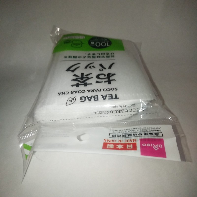 DAISO Tea Filter Bags 200pcs Disposable Paper Tea Bags 100x2 Made in Japan gallery