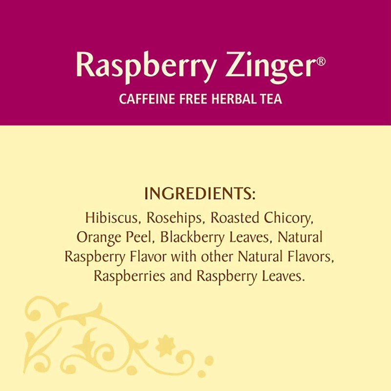 Lot 2 Celestial Raspberry Zinger Herbal Tea 40 Bag Father Gift Caffeine FreeShip gallery