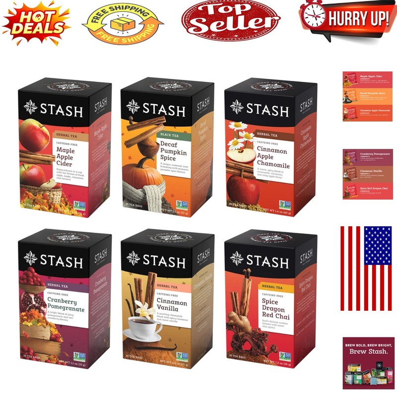 Autumn Spice & Fruit Tea Sampler Pack